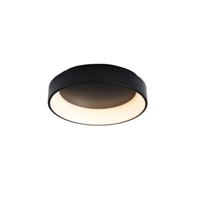 плафон LED 36W CCT 3670LM черен метал D45xH14CM APOLLO