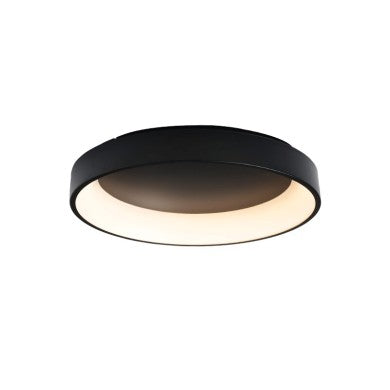 плафон LED 73W CCT 5450lm черен метал D78xH14cm APOLLO
