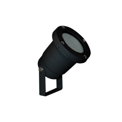 градински спот черен GU10 RAL C0026