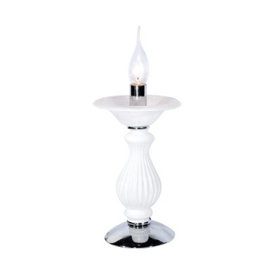 Настолна лампа 1x40W E14 D15 H30 бяла