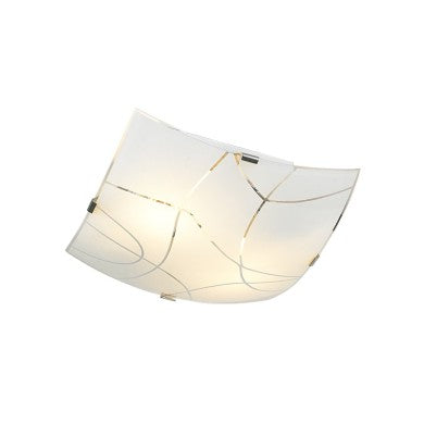 плафон квадратен дизайн 40cm 3xE27 LOCRIS