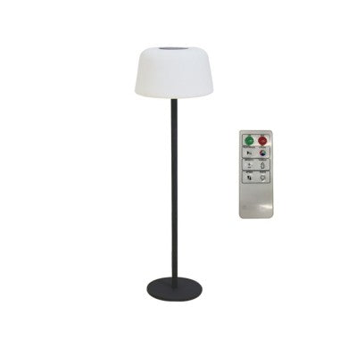 Соларна/зарядна RGBW LED подова лампа D30xH15cm IP65 LiFePO4 2000mAh