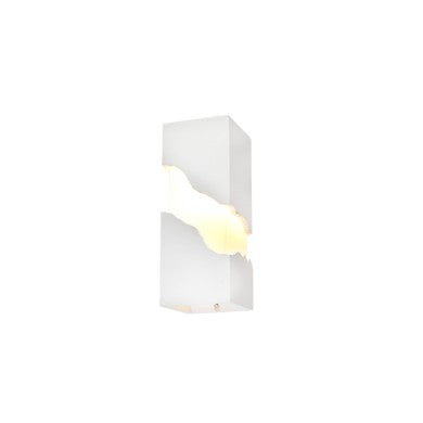 гипсово стенен аплик натурален 1xE14 MARI 120x120x300