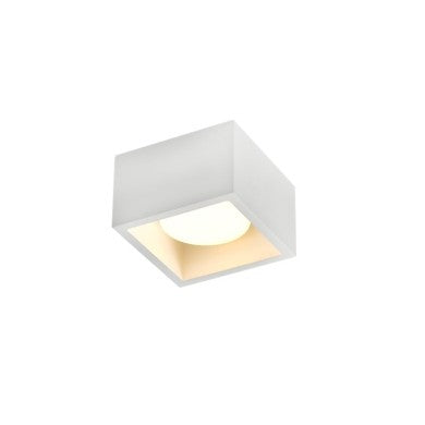 гипсов квадратен плафон натурален 110x110x80 GENI 1*GX53