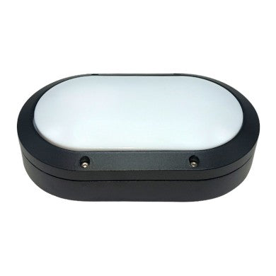 стенно осветително тяло черен IP54 E27 макс.40W 218x135x65мм RAL C0026