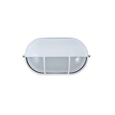 Бяло осветително тяло IP54 E27 60W RAL C3619M