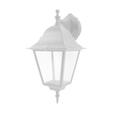 Стенно фенерно осветително тяло бял квадратен долен монтаж 193x330 RAL C3619M