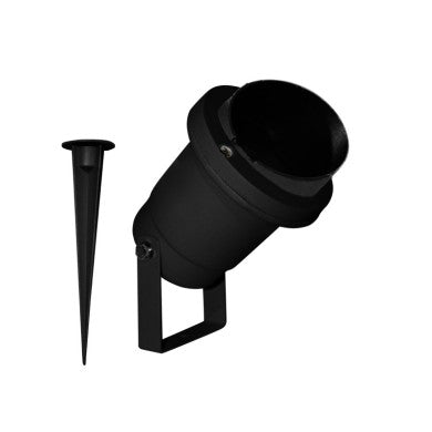 градински спот GU10 макс 35W черен RAL C0026