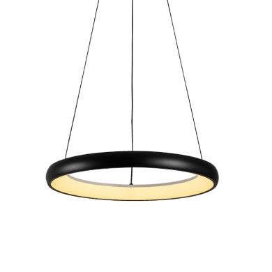 висящо осветително тяло LED 32W 2500Lm CCT IP20 черен метал+акрил