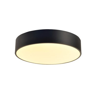Плафон LED 50W 4800LM CCT черен метал D50xH10cm OPTIMUS