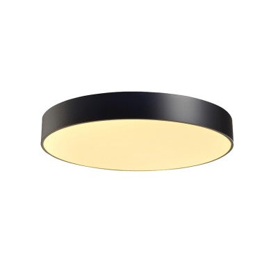 плафон LED 60W 5600lm CCT черен метал D75xH10cm OPTIMUS