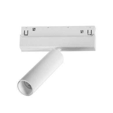 матов бял магнитен мини спот 48V DC 6W 4000K 640lm 24° OSRAM Ra90 Φ30x60mm