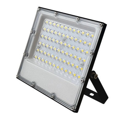 черен LED SMD прожектор IP65 30W 4000K 3600Lm RA80 IK08 с клапан за дишане