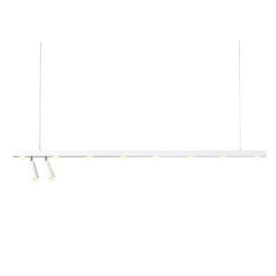Висящо осветително тяло LED 30W COB бял алуминий 3000K 2700lm 120x4xH139cm MAGNETO