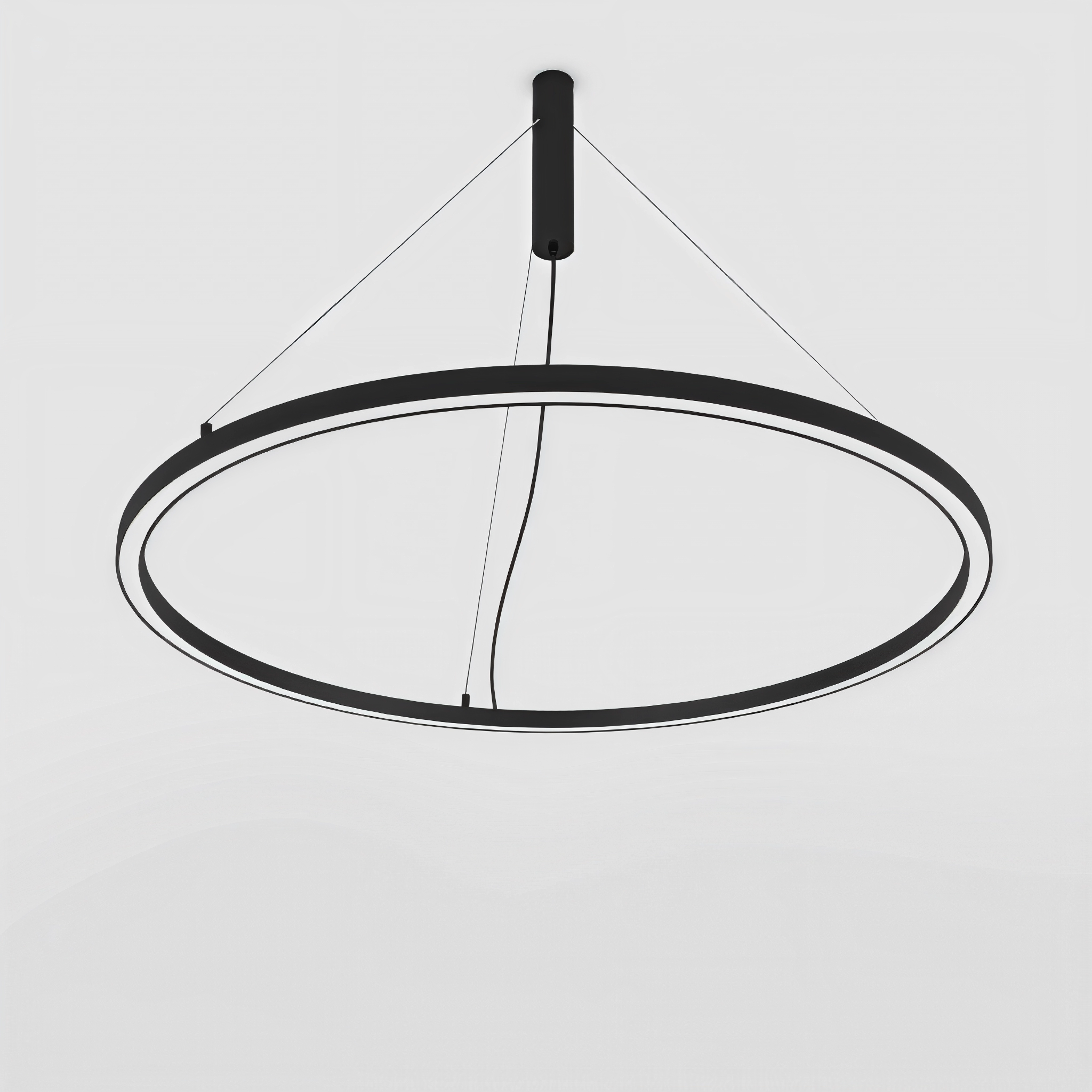 Кръгъл висящ LED полилей Cool | Тип пръстен | 400 mm | 110° ъгъл