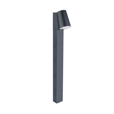 LED COB стълбово осветително тяло 6W 400lm 100° 230V AC 3000K сив IP54 CRI80 30000ч