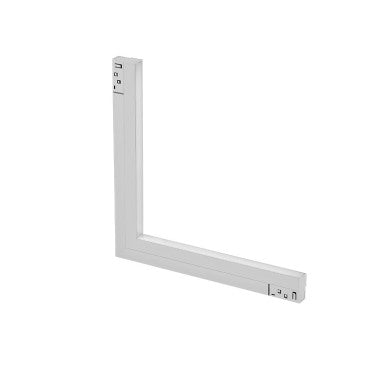 матов бял магнитен линеен 90° вътрешен ъгъл 48V DC 20W 4000K 1750LM 110° OSRAM RA90 L330*330MM
