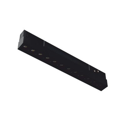 матов черен магнитен линеен 48V DC 12W 3000K 1000LM 36° OSRAM RA90 L220MM