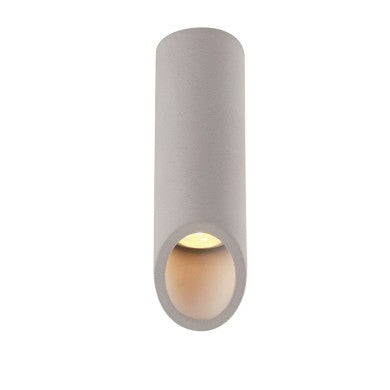 плафон 1xGU10 сив цимент D7xH24cm FALTSO