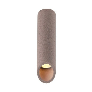 плафон 1xGU10 червен бетон D7xH32cm FALTSO