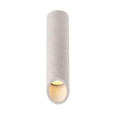 плафон 1xGU10 бял бетон D7xH32cm FALTSO