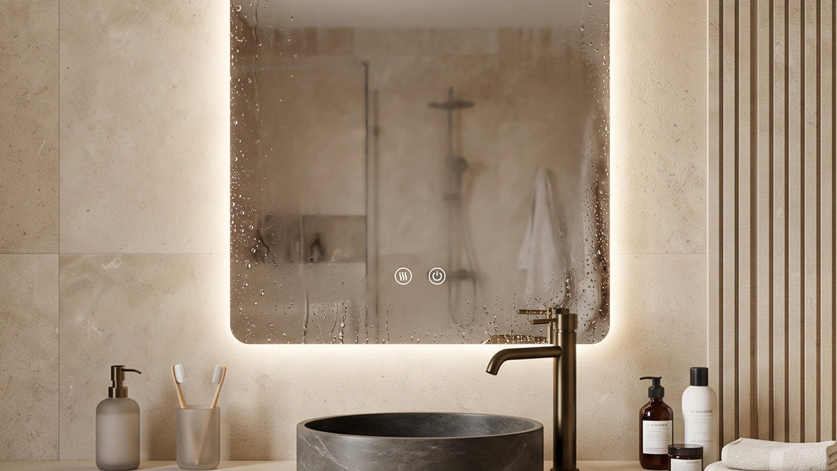 LED огледало Soft 60×80cm | Правоъгълно | Anti Fog | Touch Control