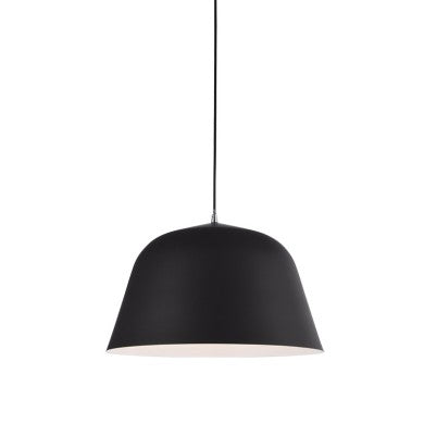 висящо осветително тяло 1xE27 метален черен Φ40xH120cm PALLADA