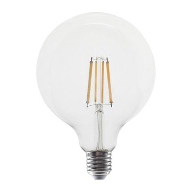 LED filament крушка E27 G125 10W 4000K 230V AC 1260Lm Ra80 30000H 360°