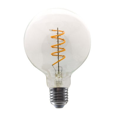 LED filament крушка E27 спирала 4W 1800K димируема 230V AC 300Lm Ra80 30000H 360°