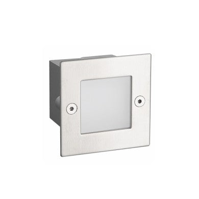 LED стъпково осветително тяло 70x70 NM 2W 3000K 90Lm 230V IP54 Ra80