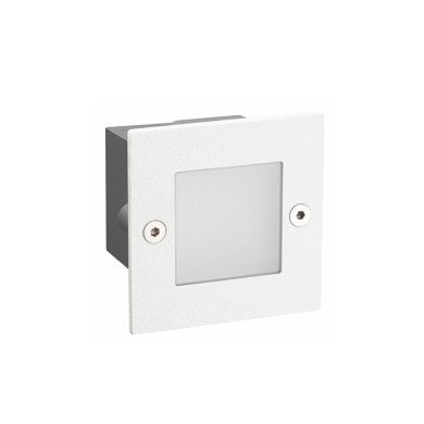 LED стъпково осветително тяло 70x70 NM 2W 3000K 90Lm 230V IP54 Ra80