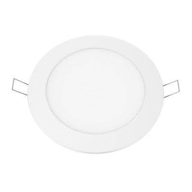Тънък LED панел бял кръгъл за вграден монтаж 12W 4000K 1100lm Φ170mm 230V AC Ra80