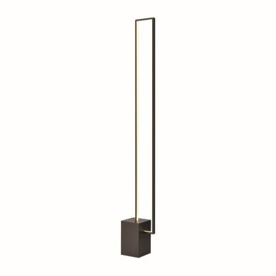 подово осветително тяло LED 35W 3000K 2800lm AELIA черен метал IP20 20,5x14xH150cm