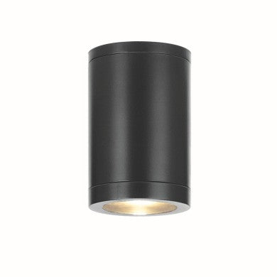 GU10 кръгло плафон 230V AC тъмно сив IP65 GU10 макс.7W