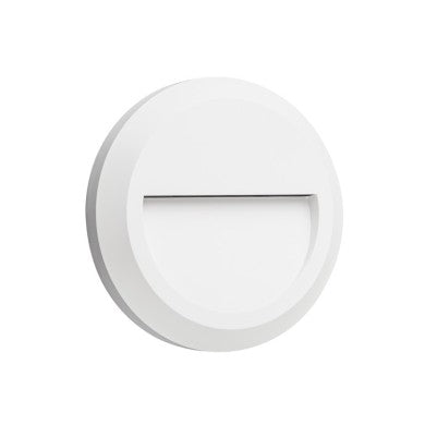 LED стенен кръгъл осветител бял 230V AC IP65 2W 3000K 100lm Ra80