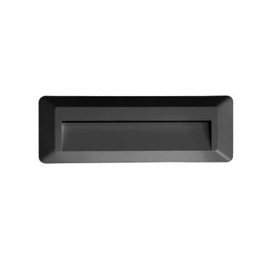 LED СТЕННО ПРАВОЪГЪЛНО ОСВЕТИТЕЛНО ТЯЛО ТЪМНО СИВ 230V AC IP65 2W 3000K 100LM RA80