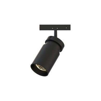 мини черен зумируем магнитен спот 24V DC 5W 4000K 500lm макс. 20-60° Ra90 5 г Ø35,4x55(81)мм