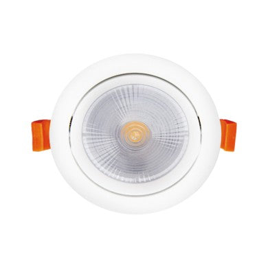 LED COB тънък панел кръгъл 5W 24° 3000K 310Lm 230V Φ55 Ra80 THERON