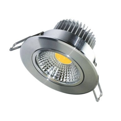Въртящ се кръгъл матов LED спот 6W 6000K 440Lm COB 230V 60° Ra80 NETTO