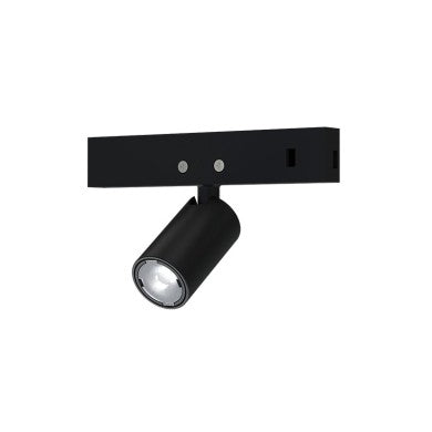 МИНИ ЧЕРЕН МАГНИТЕН СПОТ 24V DC 1W 3000K 80LM 24° RA90 5Г Φ12*22(38)ММ