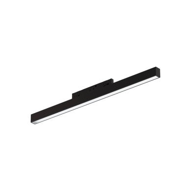 Мини черно магнитно осветително тяло 24V DC 10W 3000K 450Lm 100° Ra90 5 г. L300mm