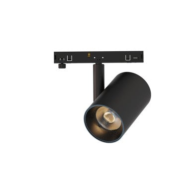мини черен магнитен спот 24V DC 9W 3000K 840LM 38° Ra90 5 г Ø45x70(102)мм