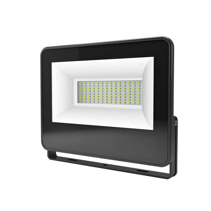 Черно LED SMD прожектор IP66 100W 3000K 10000Lm 230V AC Ra80