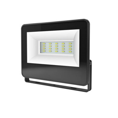 черен LED SMD прожектор IP66 20W 3000K 2000Lm 230V AC Ra80