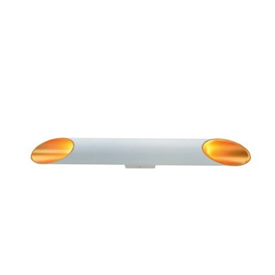 стенно осветително тяло 2xGU10 метал бял+златен Φ6x50cm TITAN