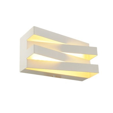 стенно осветително тяло LED 12W 3000K 960lm бял метал 20x11x9cm MILANO