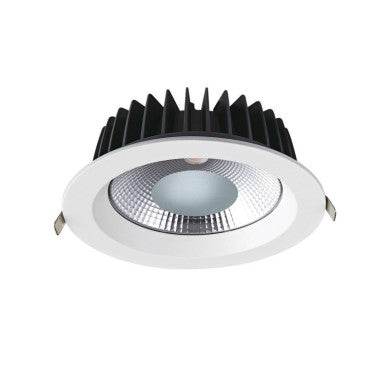 вградено бяло вградено осветително тяло LED 20W 3000K 2500lm 90° 230V AC Ra80 Φ140*63мм 5г