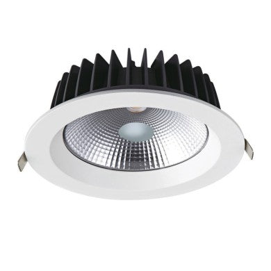 LED бял вграден вградено осветително тяло 40W 6500K 5000Lm 100° 230V AC Ra80 Ø230x77мм 5 г