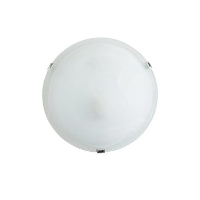 плафон D40 бяло стъкло ALBATRE