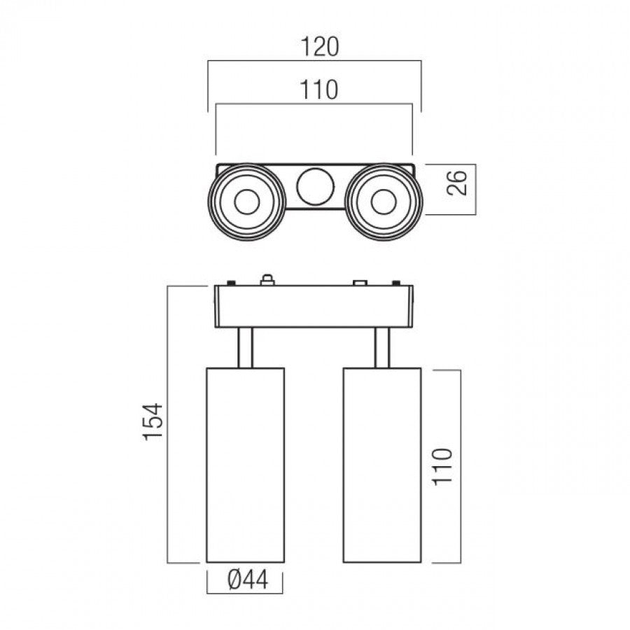 Комплект от 2 спота XTINY - alternate view